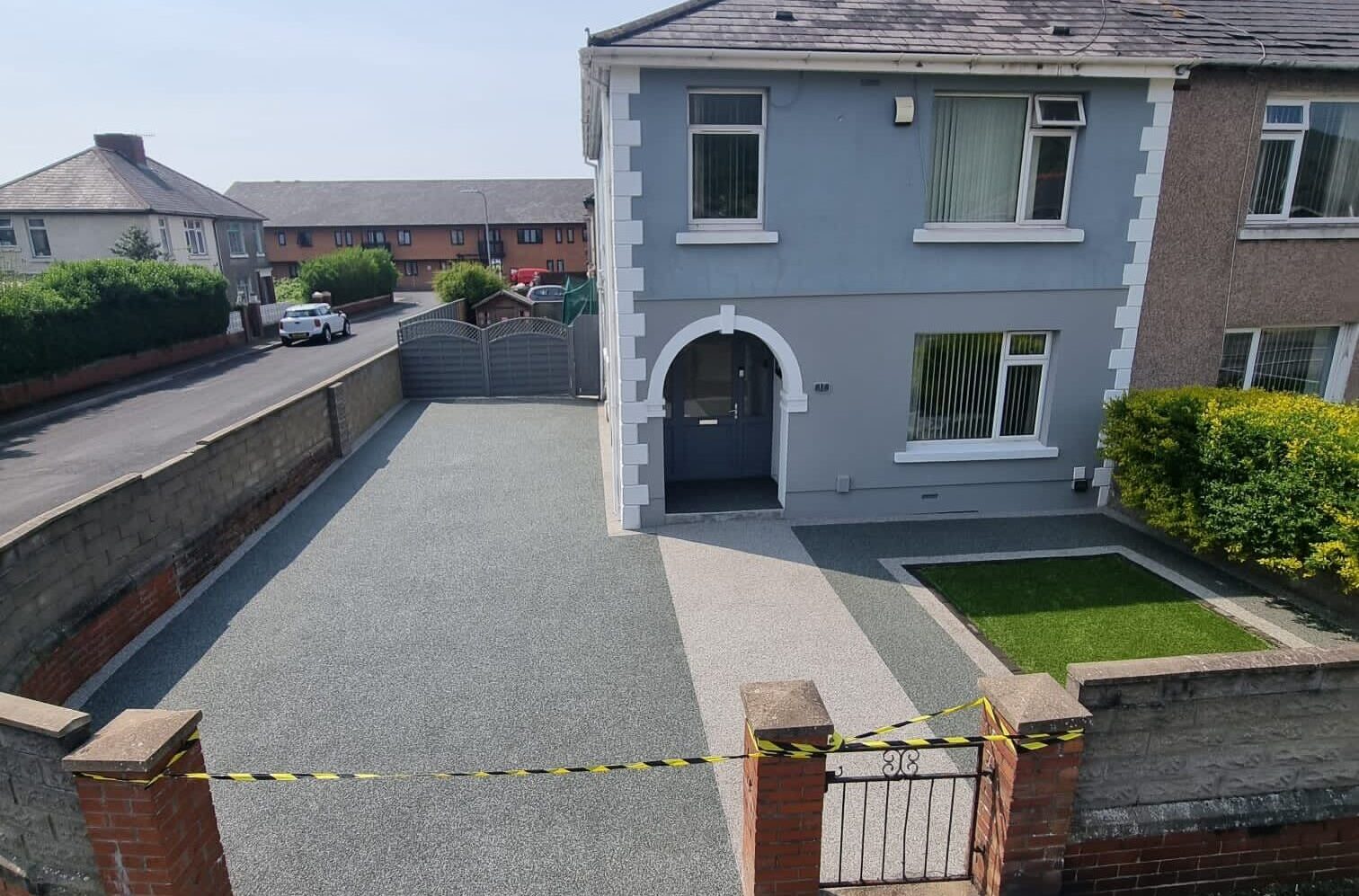 This is a photo of a Resin driveway carried out in Newport. All works done by Resin Driveways Newport